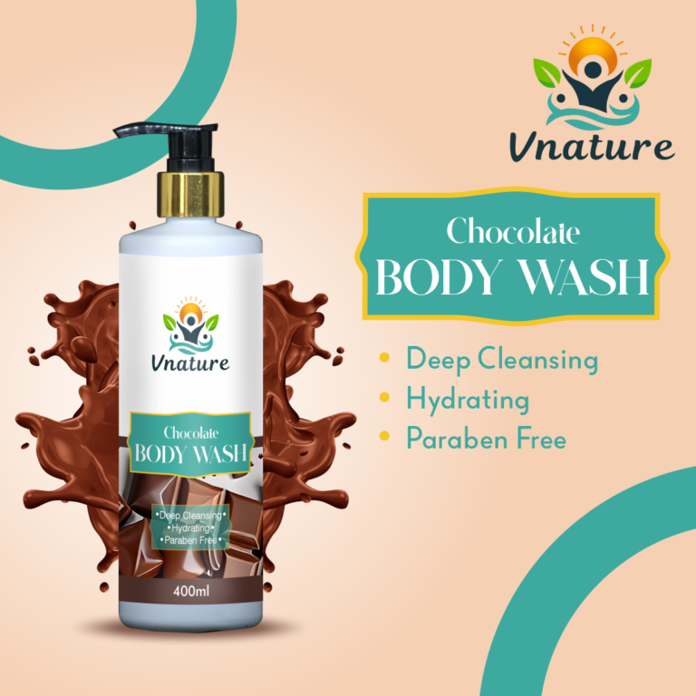 body wash chocolate bannar