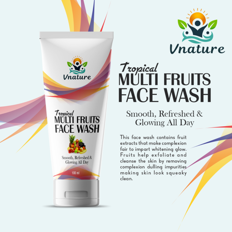 multi fruits face wash bannar