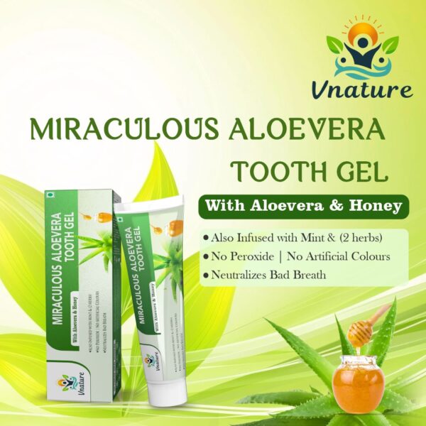 MIRACULOUS ALOEVERA GEL TOOTHPASTE