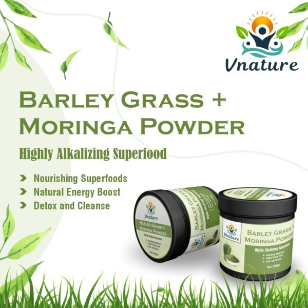 BARLEY GRASS MORINGA POWDER